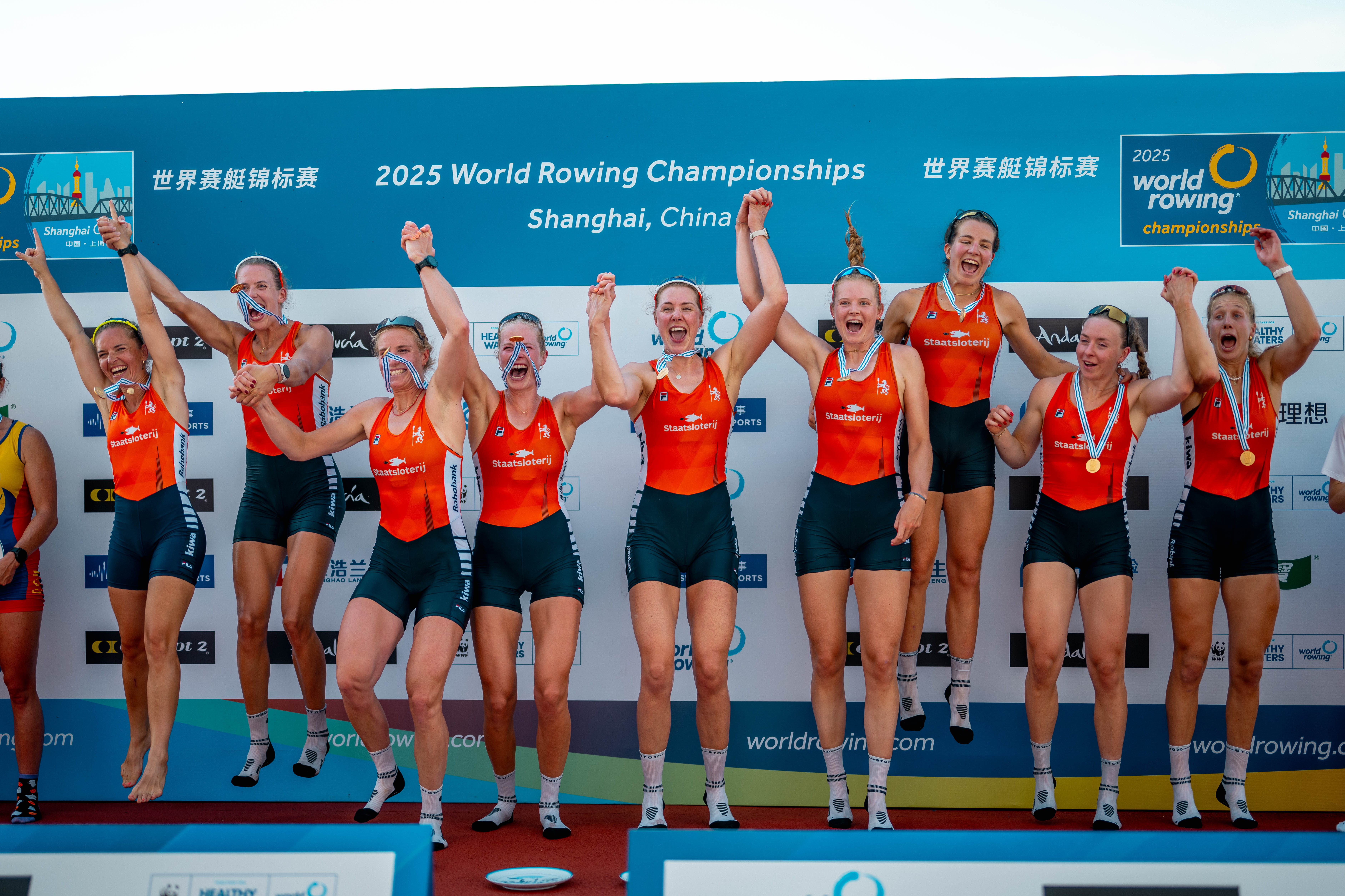 Tinka en Hermijntje goud in de W8+