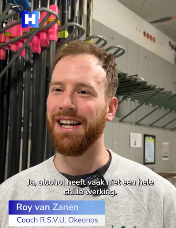 Roy legt uit waarom je niet drinkt als wedstrijdroeier